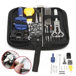 20 Pcs Watch Repair Tools Kit Set With Case Watch Tools Apply To General Problem Of Watch For Watchmaker189o220R