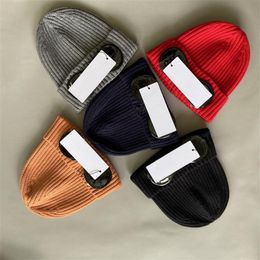 3 Style Single And Double Goggles Beanies Knitted Cap Men Women Sports hat Outdoor Windproof Warm Knitted Visor178t