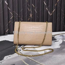 s Women Handbag shoulder bag woman purse genuine leather original box messenger chain fashion bags clutch alligator ladies pho249O