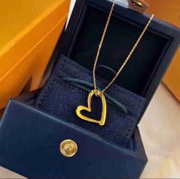 Pendant Necklaces Fashion Luxury Necklace Designer Jewellery bracelet brand heartshaped for womens brands necklace and bracelets Valentines day birthday gift x091