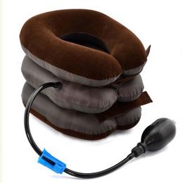 Full Body Massager Cervical traction apparatus with inflatable neck stretcher health care toolsRelax tensions ease fatigue massage 230909