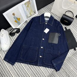 23SS designer womens jacket denim jacket womens button letter spring and autumn style slim ladies clothing womens jeans oversized classic fashion jacket P1