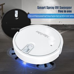 Smart Home Control 5in1 Wireless Intelligent Sweeping Robotic Vacuum Cleaner Multifunctional Super Quiet Vacuuming Mopping Humidifying For 230909