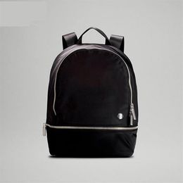 lu backpack 11L City Simple Solid Color Students Campus Outdoor Bags Teenager Shoolbag Korean Trend With Backpacks Leisure Travel 2472