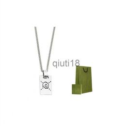 Pendant Necklaces Designer Necklace Fashion Party Necklaces Unisex for Man Woman 6 Style Sliver Color Jewelry Top Quality x0909