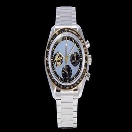 42mm mechanical chronograph limited edition men watch wristwatch Bracelet Manual hand Winding Chrono Movement quality waterpr2770