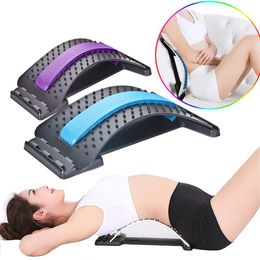 Integrated Fitness Equip Back Massager Lumbar Support Stretcher Spinal Board Lower and Upper Muscle Pain Relief for Herniated Disc309o