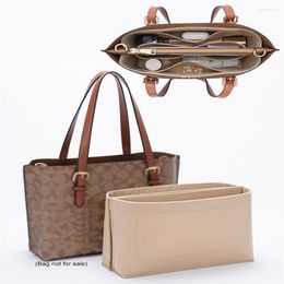 Storage Bags Felt Cloth Insert Bag For MOLLIE TOTE Womens Luxury Organiser Makeup Handbag Linner Travel Inner 1 Pair320v