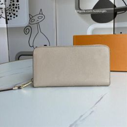 Woman wallet crad holder zipper purse designer fashion original box with patterns big flowers letters216D