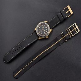 Nato Strap 43mm Bronze Case Aged men watch automatic 2824 movement 79250BB top quality V4 sapphire crystal wristwatch casual 262l