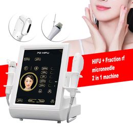 2023 New 2 In 1 Hifu 7d Microneedle Rf Hifu Face Rf Microneedling Hifu Cooling Machine Microneedling