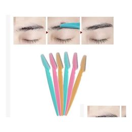 Other Health Beauty Items Eyebrow Knives Razor Women Facial Epilator Cil Brow Trimmer Hair Shaving Drop Delivery Dhckf