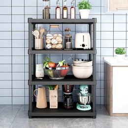 Kitchen shelving Floor-to-ceiling multilayer microwave rack Oven storage rack Multifunctional pot holder