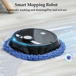 Smart Home Control Mopping Robot Sweep Cleaner 3600mah Dry And Wet Washing Cloth Scrubber Machine For Floor Household Cleaning Tools 230909