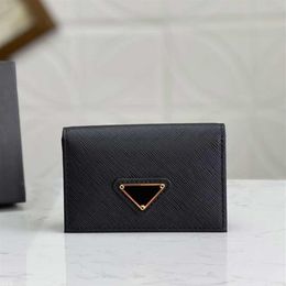 Men Designers wallet women mini purse high quality genuine leather credit card holder black fashion coin pouch Business card Luxur295S