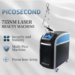 Original Pico-second Laser Machine Tattoo Removal Lazer Pigmentation Treatment Pico Focus Spot Freckle Eliminate FDA aprroved