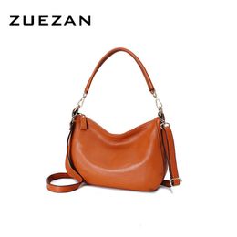 Evening Bags 28189cm Hobo Bag Female Leather Messenger 100 Real Skin Women's Genuine Shoulder Cross body A632 230908