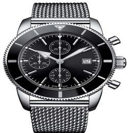 Luxury superocean heritage watch 44 mm B20 steel belt automatic mechanical quartz movement full working men wrist wa CmnX2096