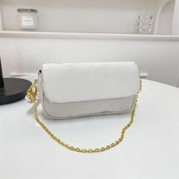 Christmas Spring summer brand new women's Messenger Bags fashion croissants mini indentation printing shoulder grils chain ba212m