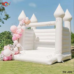 outdoor activities 13x13ft-4x4m Inflatable Wedding Bounce white House Birthday party Jumper Bouncy Castle257l