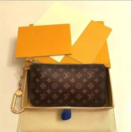 KEY POUCH M62650 POCHETTE CLES Designer Fashion Womens Mens Key Ring Credit Card Holder Coin Purse Luxury Mini Wallet Bag Charm Br265S