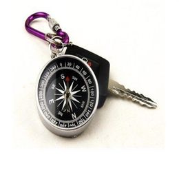 Whole - mini compass compass New Mini Lensatic Compass Keychain281z