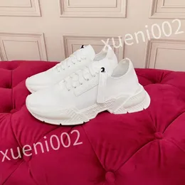2023 Hot Designer Fashion Casual Shoes White Calfskin Casual Comfortable Outdoor Sneakers Women's Lace Up Walking Shoes fd230208