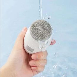 Waterproof Face Cleaning Massage Brush High Frequency Warm Skin Firm And Absorption Enhance Beauty Cleansing Tool Limpieza Facial Con Masaje A Prueba De Agua