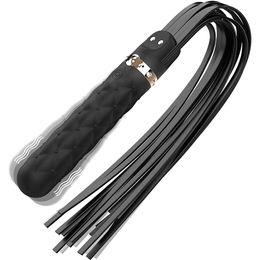 Dildos Vibrators G Spot Wand Massager Flogger Vibration BDSM Leather Whip Clitoral Adult Game sexy Toys For Couple Role Play252e