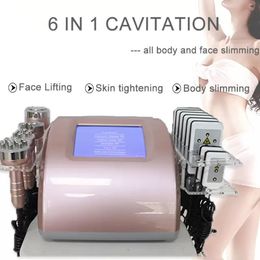 Slimming Machine 7In1 Ultrasonic Cavitation Vacuum Octupole Qudrupole Bipolar Rf Lipobody Fat Loss Slimming Equipment