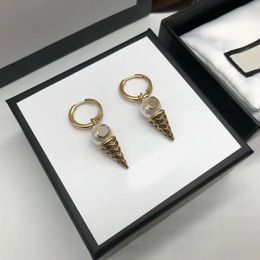 luxury designer Charm earring ice cream drop earrings aretes orecchini for women party lovers gift jewelry272M