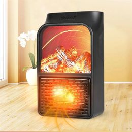Other Home Garden Home Heaters Portable flame fireplace heater Household mini heat multi function household radiator Winter remote312h
