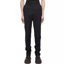 Bv style trousers with split zipper at the lower foot wide leg casual pants straight suit men's pants2959