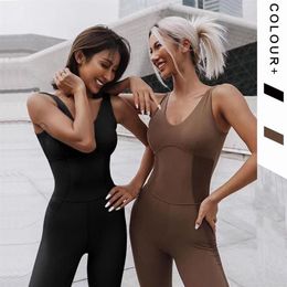2021 One-piece Sport breathable Clothing Backless Suit Workout Tracksuit Running Tight Dance Sportswear Gym Yoga Set Y957L Y961L S203P