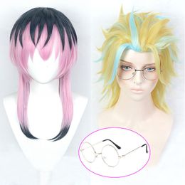 Cosplay Wigs Anime Tokyo Revengers Haitani Rindo Cosplay Wig Haitani Ran Hair Heat Resistant Synthetic Hair Wig a wig cap 230908