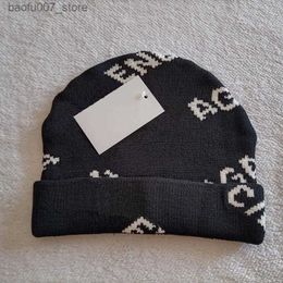 Beanie/Skull Caps classic designer autumn winter beanie hats hot style men and women fashion universal knitted cap autumn wool outdoor warm skull caps Q230909