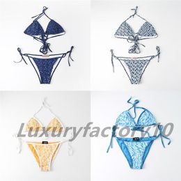 2022 Selling Bikini Women Fashion Swimwear IN Stock Swimsuit Bandage Sexy Bathing Suits pad Tow-piece 4 Styles300Q