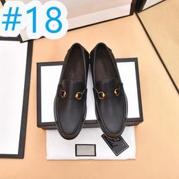 Top Quality G brand Formal Designer Dress Shoes Luxurious Men Black Blue Genuine Leather Shoes Pointed Toe Men's Business Oxfords Shoes Size 6.5-11