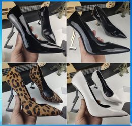 Designer Red-Bottoms Women Dress shoes High-heeled Luxurys Designers Shoe 10cm Heels Black Golden Gold Wedding Shoes