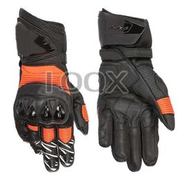 Leather PRO R3 Motorcycle Long Gloves Racing Driving Motorbike Original Cowhide GP Gloves H10223014