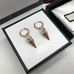 luxury designer Charm earring ice cream drop earrings aretes orecchini for women party lovers gift jewelry267Z