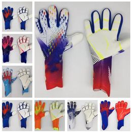 2022 new Men's Football Goalkeeper Gloves Thickened Full Latex Foam Professional Training No Finger Guards276n