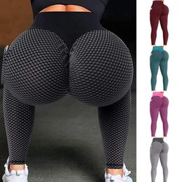 Yoga Outfit Women Leggings Pants Seamless Side Pocket Butt Lifting Fitness Leggins214G