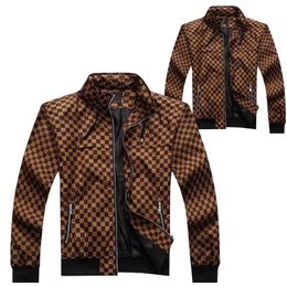 hot sales explosions autumn fashion trend men's plaid jacket brand design to create men'sLong Sleeve Outdoor wear jacket large size M-4XL SP
