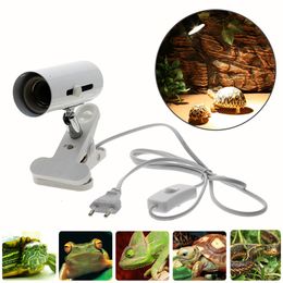 Other Home Garden Pet Heating Lamp Holder UVBUVA Bulb Aquarium Lighting Infrared Ceramic Heat Emitter Light for Reptile Brooder 230909