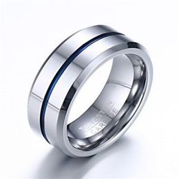 Wedding Ring Tungsten Carbide Rings for Men 8mm Width Top Quality Male Wedding Jewelry s USA213z