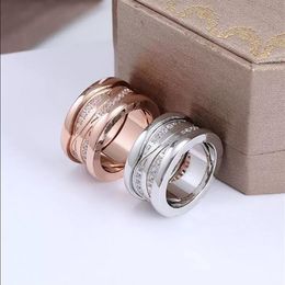 20 COLOR love screw ring mens rings classic luxury designer jewelry women Titanium steel Alloy Gold-Plated Gold Silver Rose Never 270y