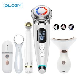 Cleaning Tools Accessories EMS Skin Radio Frequency Eye Lifting Machine Tightening Rejuvenation Device Neck Slimmer Massager Machine Wrinkle Remova 230908