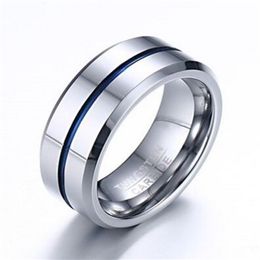 Wedding Ring Tungsten Carbide Rings for Men 8mm Width Top Quality Male Wedding Jewellery s USA286o