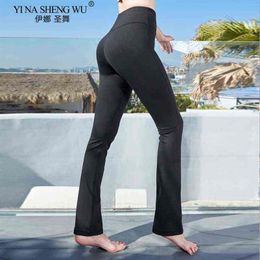 Yoga Pants High Waist Push Up Leggings Sport Women Fitness Workout clothes Sports Wear Gym Leggins Plus Size Flare Sportswear H122245i